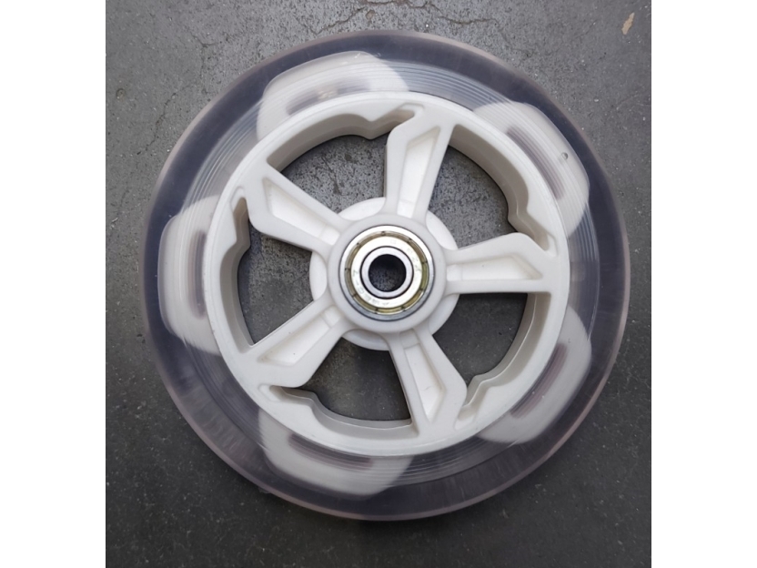 Forhjul Hvid til MCU-Sport El Løbehjul LED 14.4V/21,6V