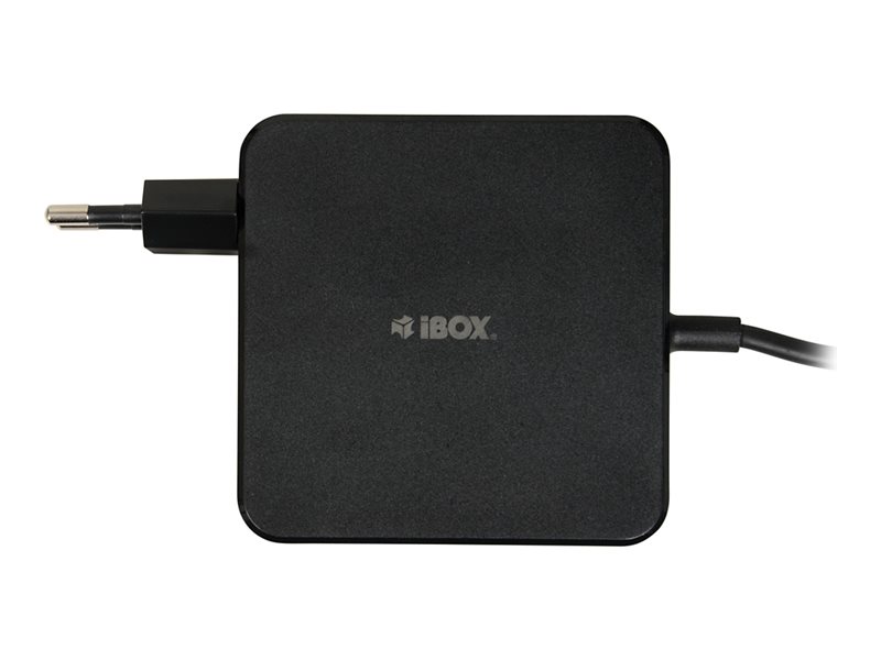 iBOX - USB-C strömadapter - AC 100-240 V - 100 Watt | Datortillbehör - Laddare & Batterier - Övriga nätaggregat | GameStuff