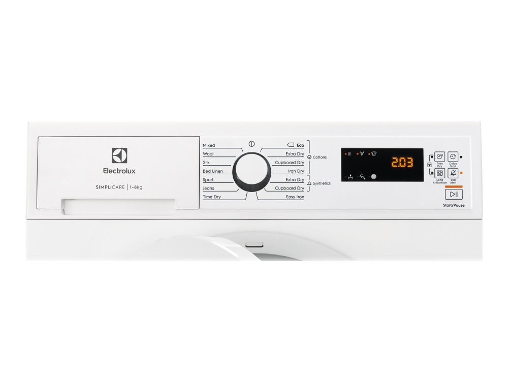 Electrolux EW2H328R4 - Tørremaskine - bredde: 59.6 cm - dybde: 62.3 cm - højde: 85 cm - frontbetjening