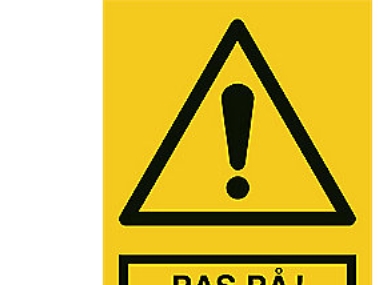 Varningsskylt - Asbestarbete - Gul plast, A4, 210x297mm | Kläder & Säkerhet - Säkerhetsutrustning - Skyltar & säkerhetsmärkning | GameStuff