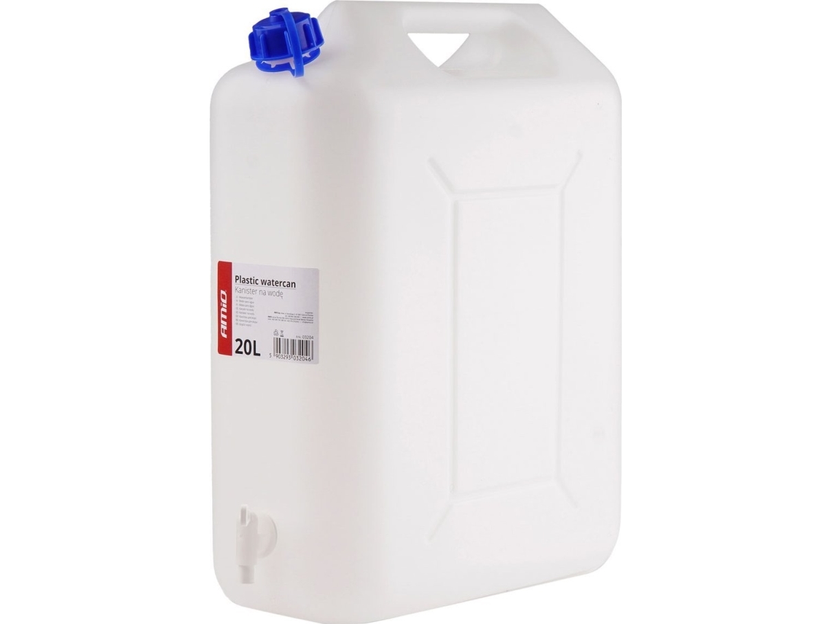 Plastikinis vandens bakas su čiaupu 20 L – AMIO-03204