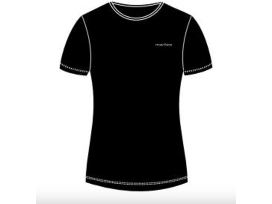 Martes Frauen-T-Shirt Lady Bisic Schwarz R. Xl