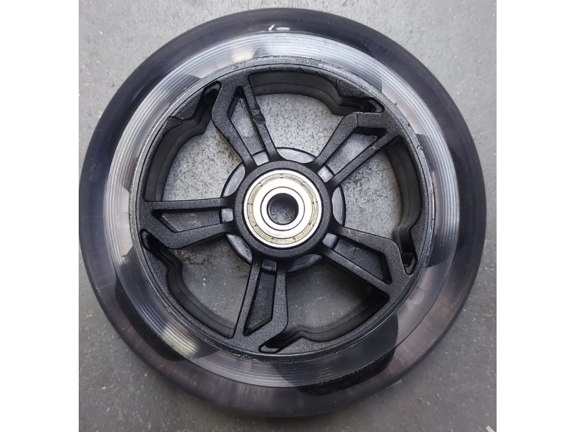 Forhjul Sort til MCU-Sport El Løbehjul LED 14.4V/21,6V