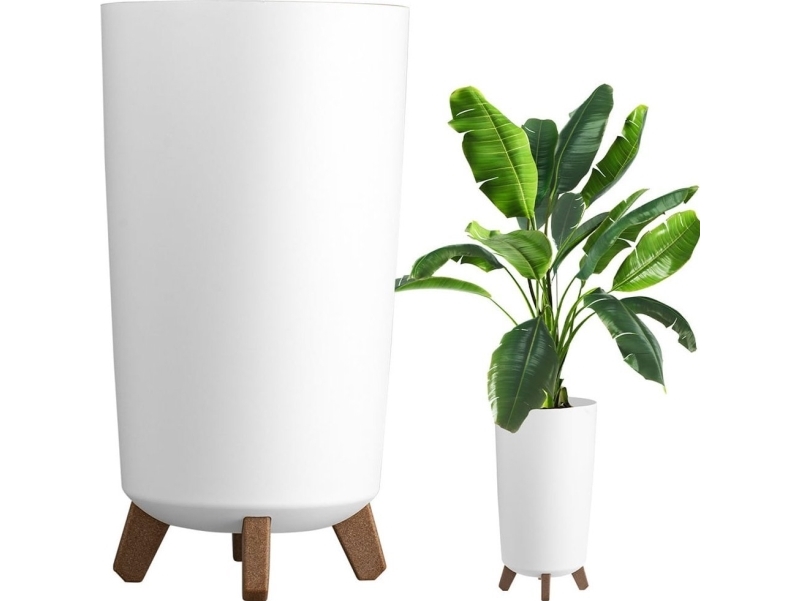 Prosperplast blomsterpotte GRACIA TUBUS SLIM - hvid DGTL200-S449