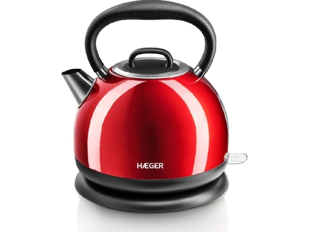 Vedenkeitin Haeger 1,7l, 2200W, punainen
