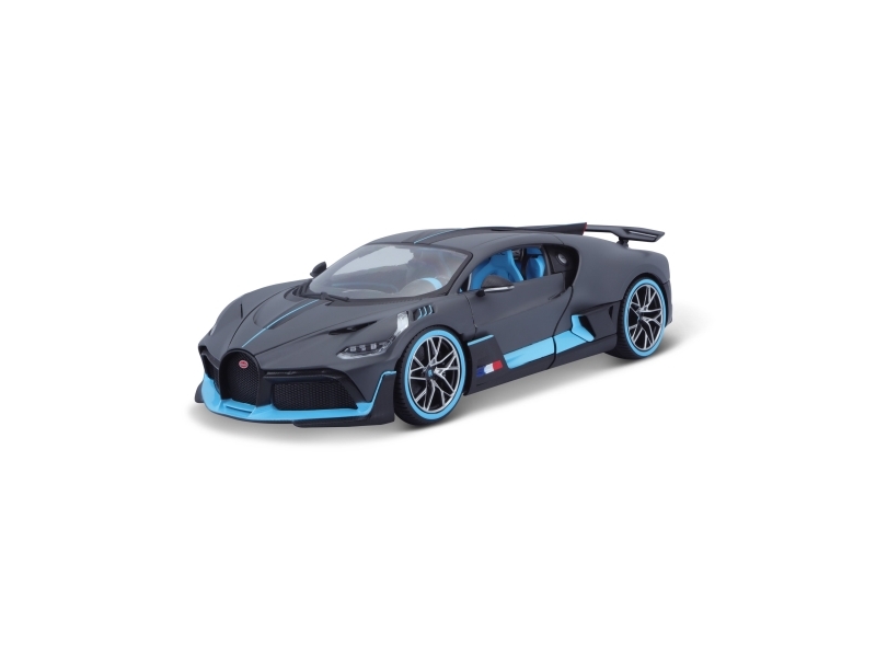 BBURAGO Bugatti Divo, Sportsbil model, Formonterede, 1:18, Bugatti Divo, Ethvert køn, Metal, Plast