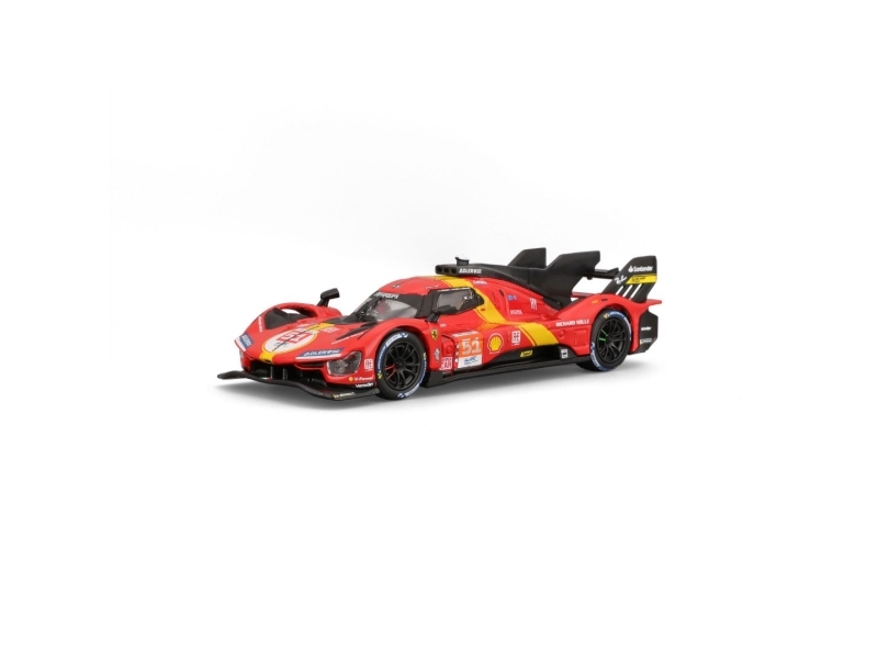 BBURAGO Ferrari 499P, Urheiluauton pienoismalli, Esikoottu, 1:43, Ferrari 499P (2023) #51, Ei sukupuolirajoitusta, Metalli, Muovi