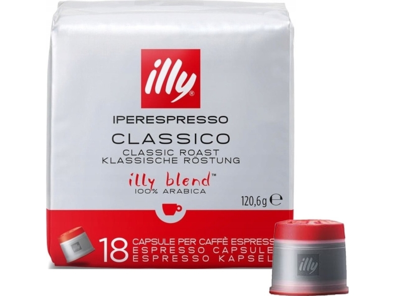 Illy 7990, Kaffekapslar, Kaffe, Medelrostade, iperEspresso, 18 styck, Väska