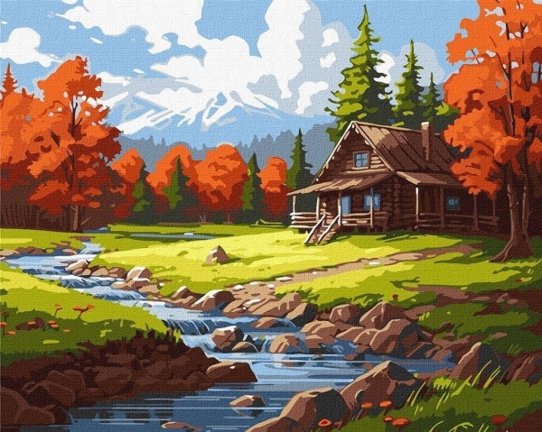 Malen Nach Zahlen - Ort Der Inspiration 40X50cm