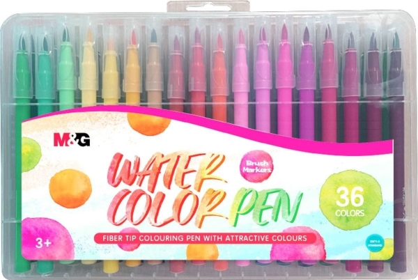 Kunstpinsel Stift 1-4Mm Wasserfarbe 36 Farben Mg
