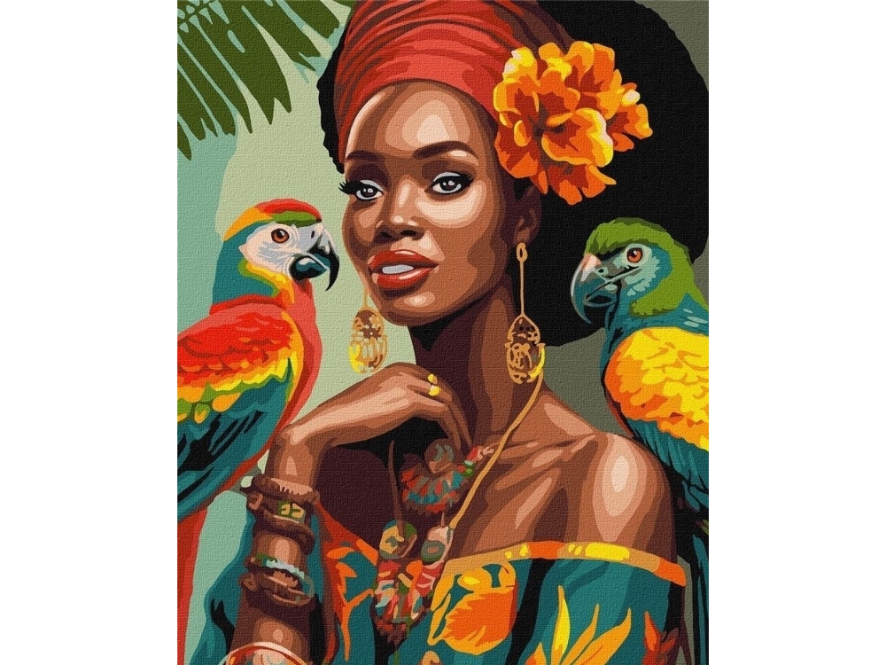 Painting By Numbers - African Fashionista
