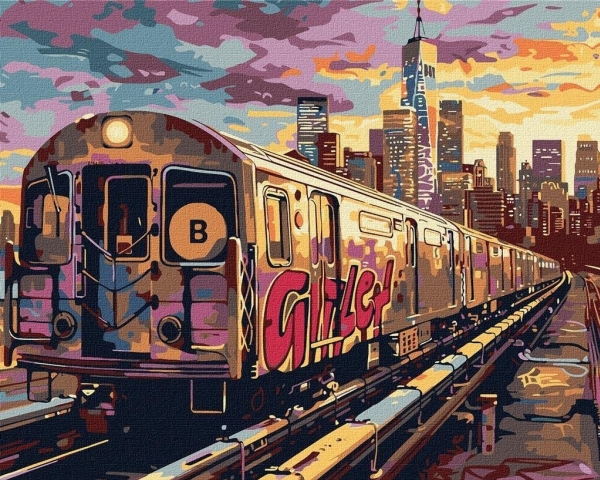 Malen Nach Zahlen - Bodenstation 40X50cm