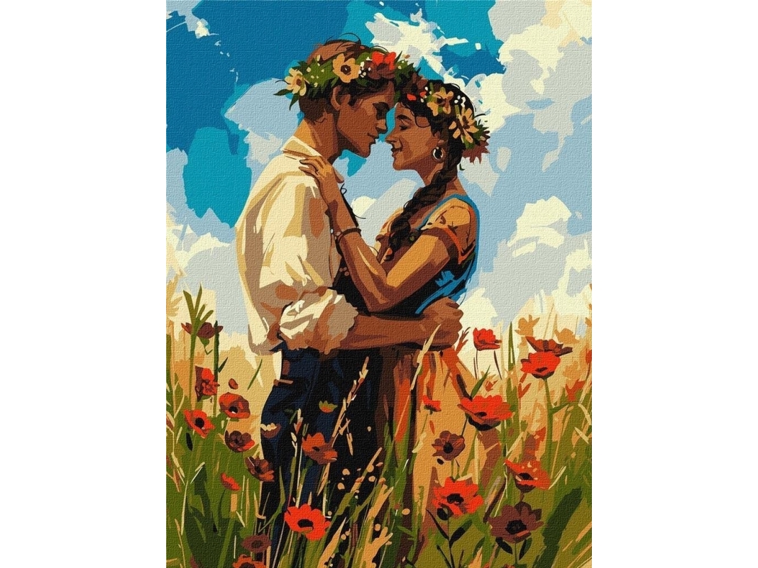 Malen Nach Zahlen - Verliebtes Pärchen 30X40cm