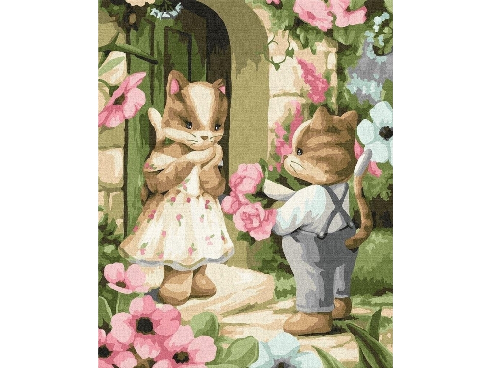 Painting by numbers - Bouquet for a loved one40x50cm