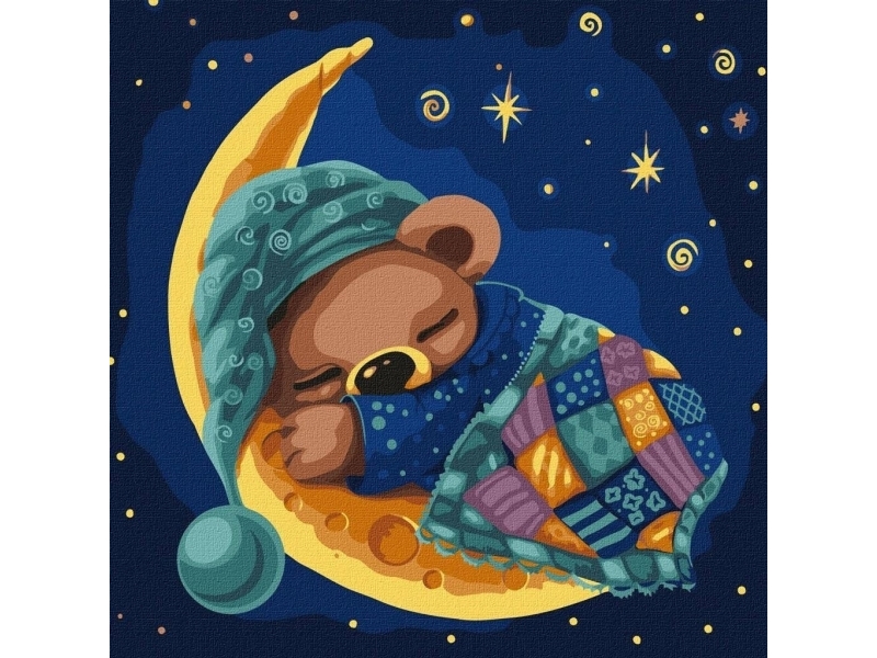 Painting By Numbers - Cozy Sleep 30X30cm