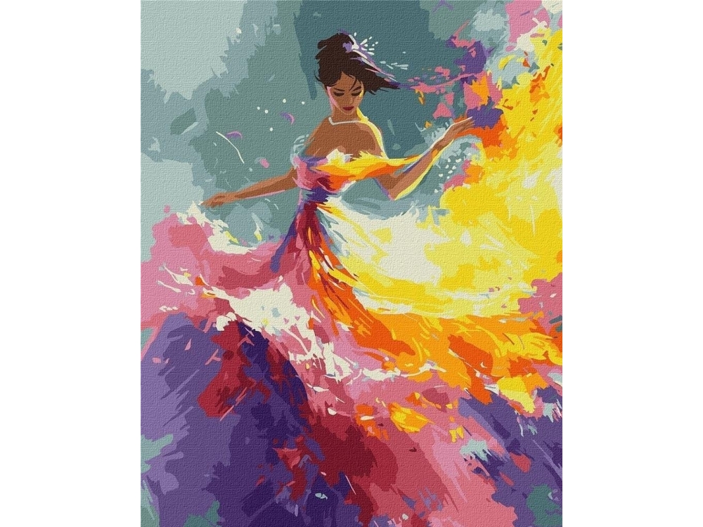 Painting by numbers - Elegant princess 40x5 | Skola & Hobby - Konstmaterial - Dukar | GameStuff