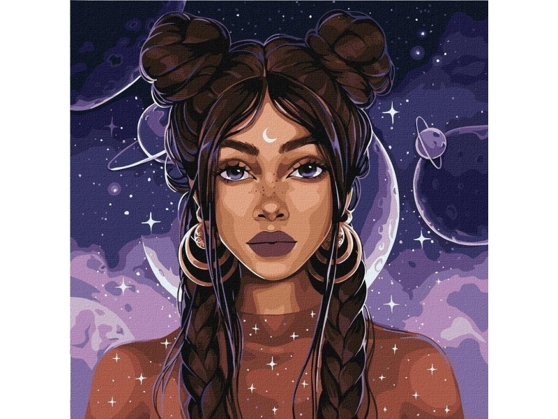 Painting By Numbers - Space Girl
