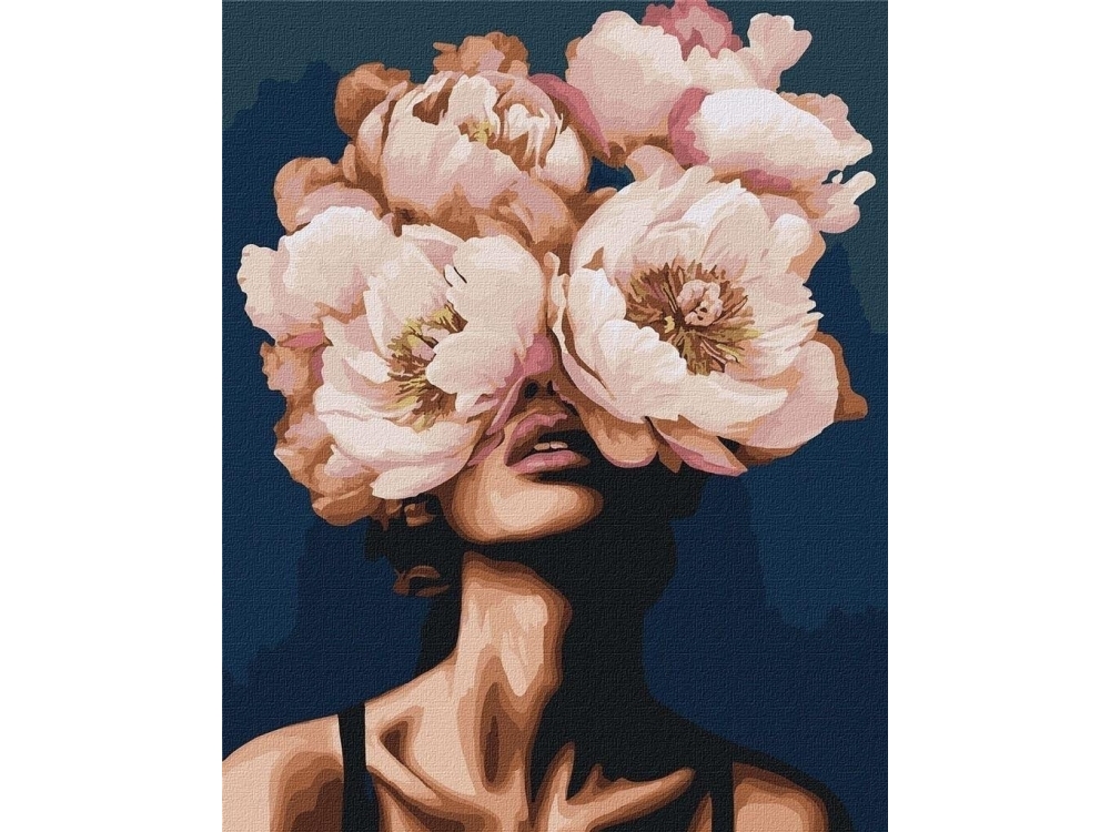 Painting By Numbers - Mystery Of The Peony 40X50cm
