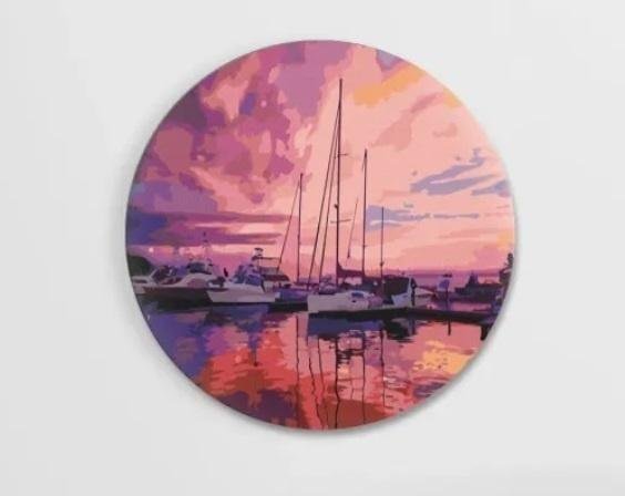 Painting by numbers - Pink dawn at the club.... | Skola & Hobby - Konstmaterial - Dukar | GameStuff