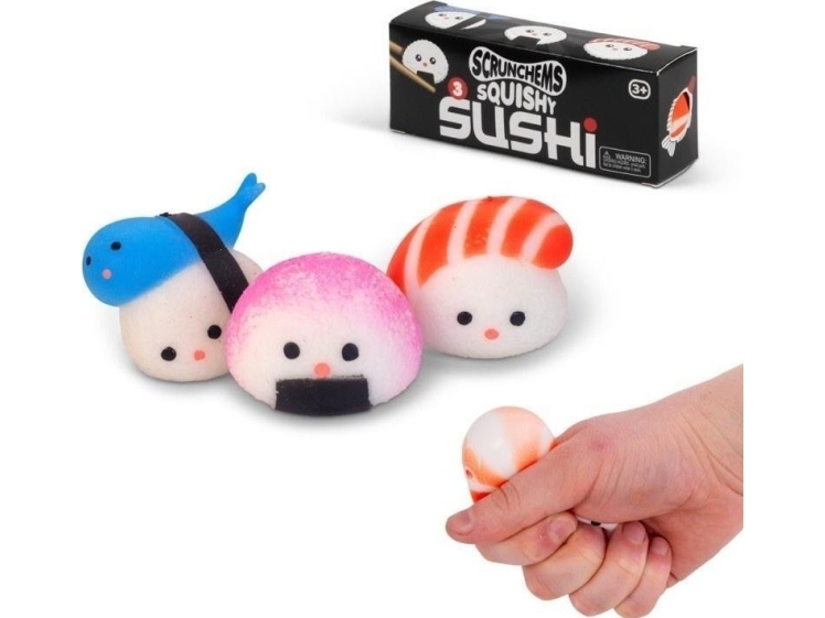 EDUKAMP sushi wrapped squeeze squishies