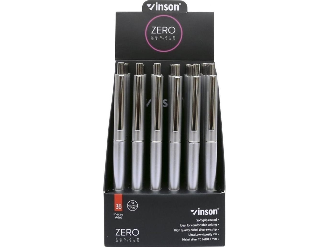Zero Silver Z4 Blå Automatisk Pen (36Stk) Edukamp