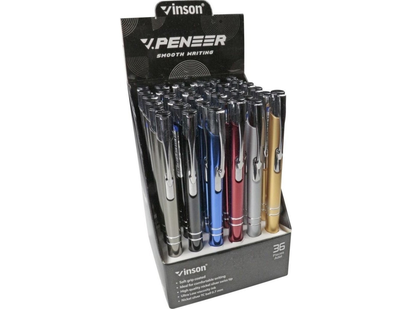 Pioneer Blå Automatisk Pen (36 Stk.) Edukamp