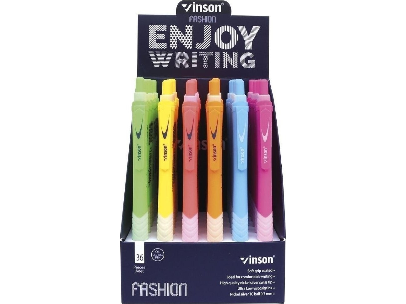 Moderne Automatisk Pen C4 Blå (36 Stk.) Edukamp