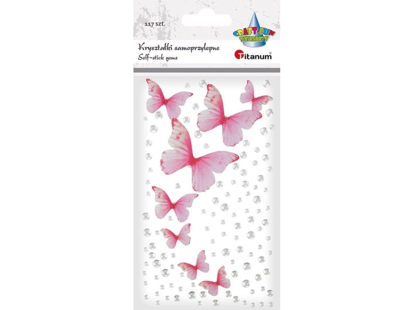 Självhäftande kristaller Fjärilar och pärlor 117st EDUKAMP | Skola & Hobby - Inomhuslekar - Lekplatsprodukter | GameStuff