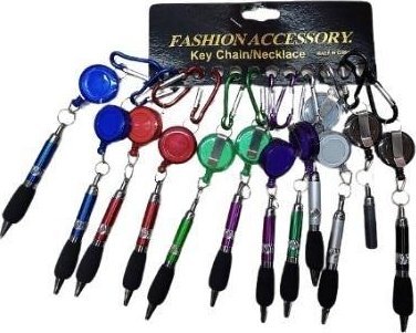 Key Ring Pen (12Pcs)