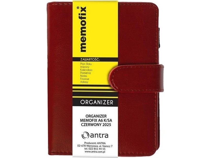Memofix A6 K/Sa Organisator Rot Edukamp