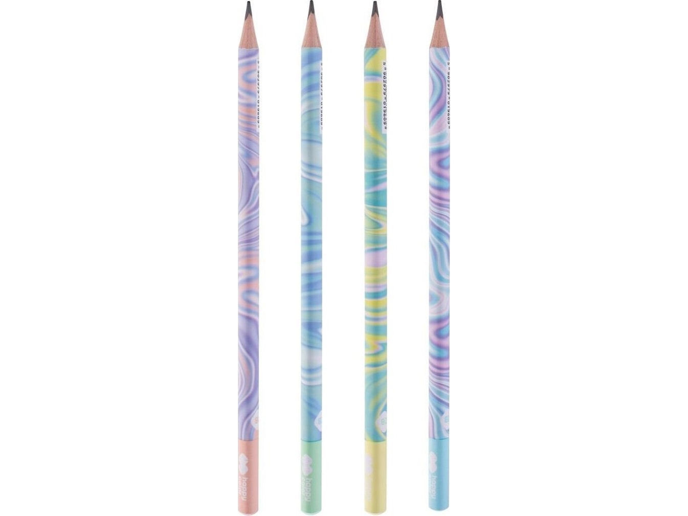 Dreieckiger Bleistift 2B Pastell (24St.) Happy Color Edukamp