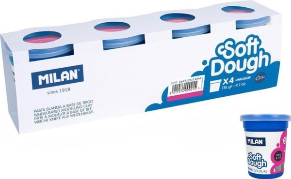 Ciastolina Basic 116G 4 Gläser Rosa Milan