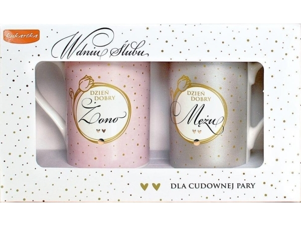 Kubek komplet Q Ślub EDUKAMP