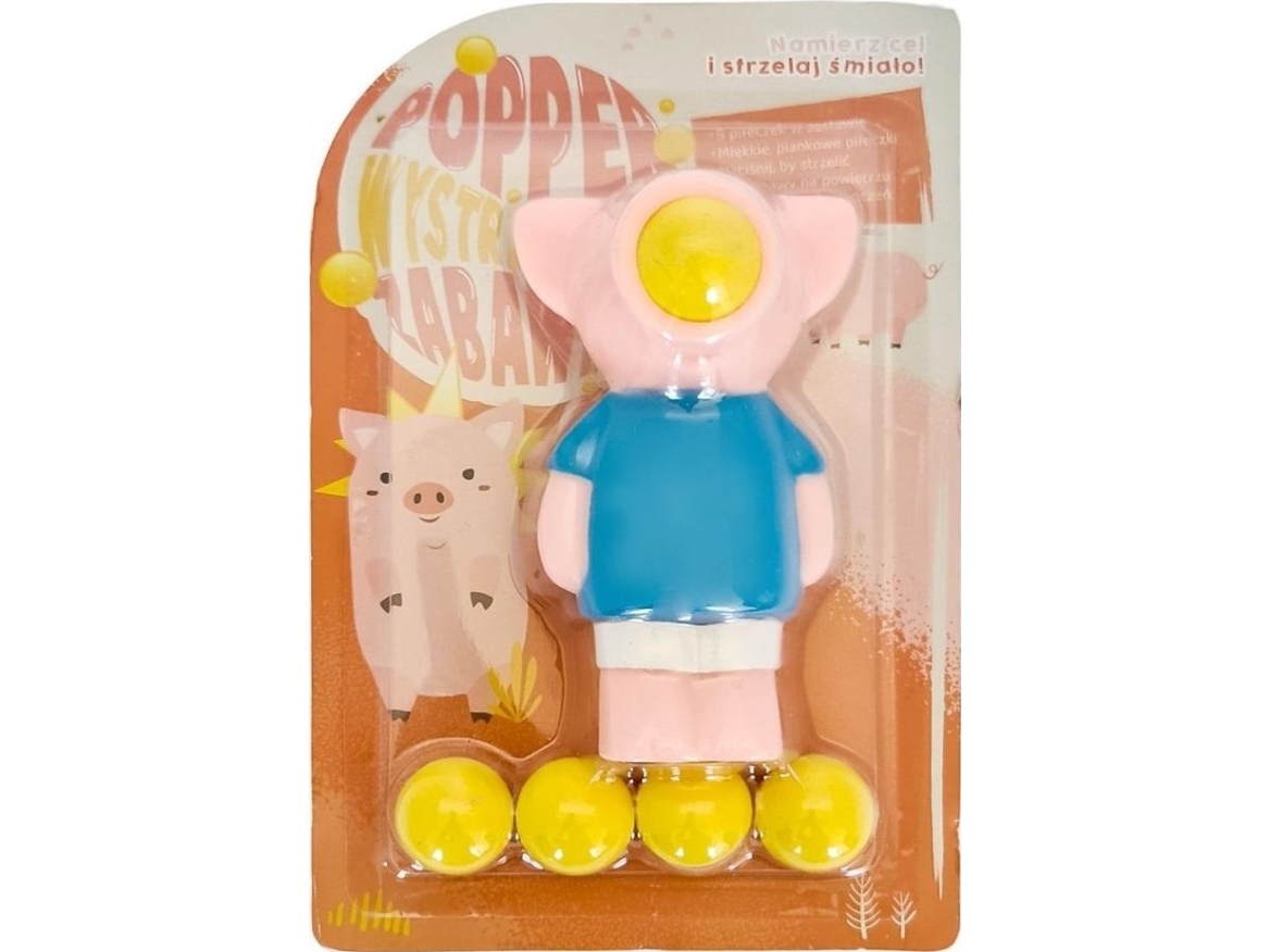 Boldskydende Squishy Gris Edukamp