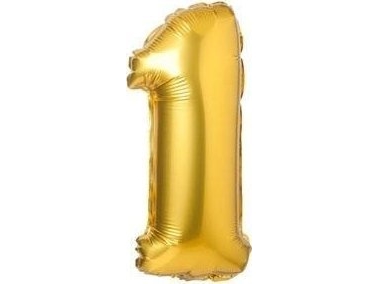 Gennemsigtigt Ballon Folie Mat Guld 1 Stk 69 Cm