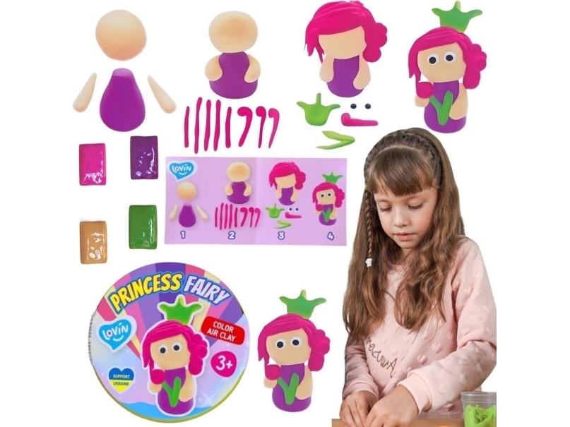 Zestaw Lekkiej Ciastol. Piankolina Prinzessin Fee Edukamp