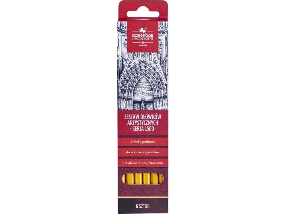 Kunst Bleistift Set 1500 Serie 6Stück Edukamp