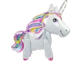 Einhorn 54Cm Stehend Folienballon Edukamp