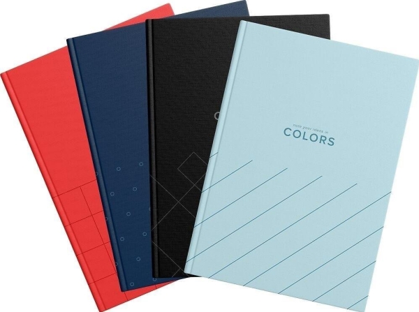 Herlitz anteckningsbok A4/96K rutat Colors mix (5 st.) | Skola & Hobby - Skolböcker & kalkylblad - Papper & kartong | GameStuff