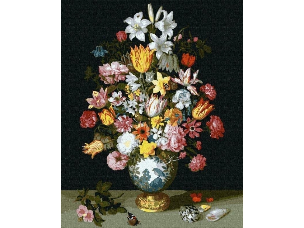 Painting By Numbers - Symphony Of Flowers 40X50cm