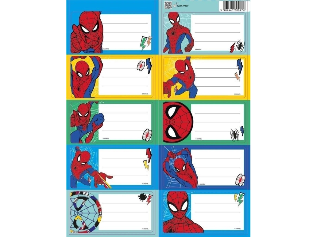 Spider Man Klistermærker Til Notesbog Edukamp