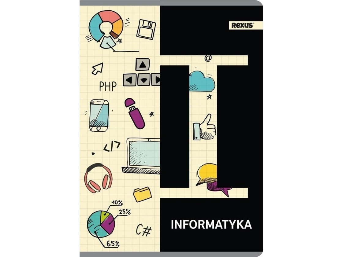 Notebook A5/60K Gitter Informatik (5 Stück) Edukamp