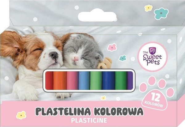 Plastilin Die Süßen Haustiere 12 Farben Edukamp