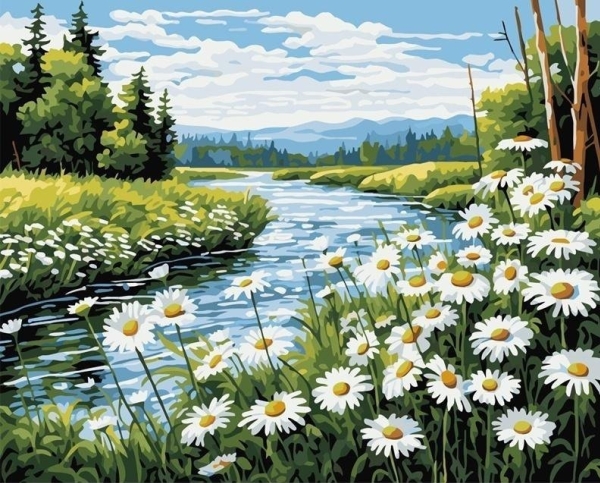 Painting By Numbers 40X50 River