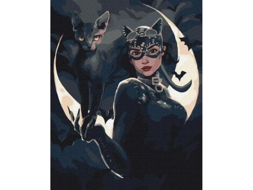 Painting by numbers - Black Lady 40x50cm | Skola & Hobby - Konstmaterial - Dukar | GameStuff