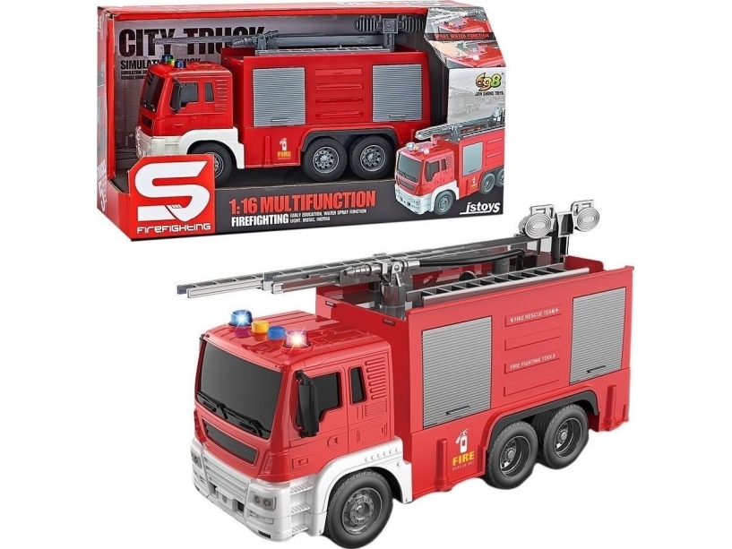 Fire department splashing with water | Hobby - Modellbygge - Plast Byggmodeller - flyg | GameStuff