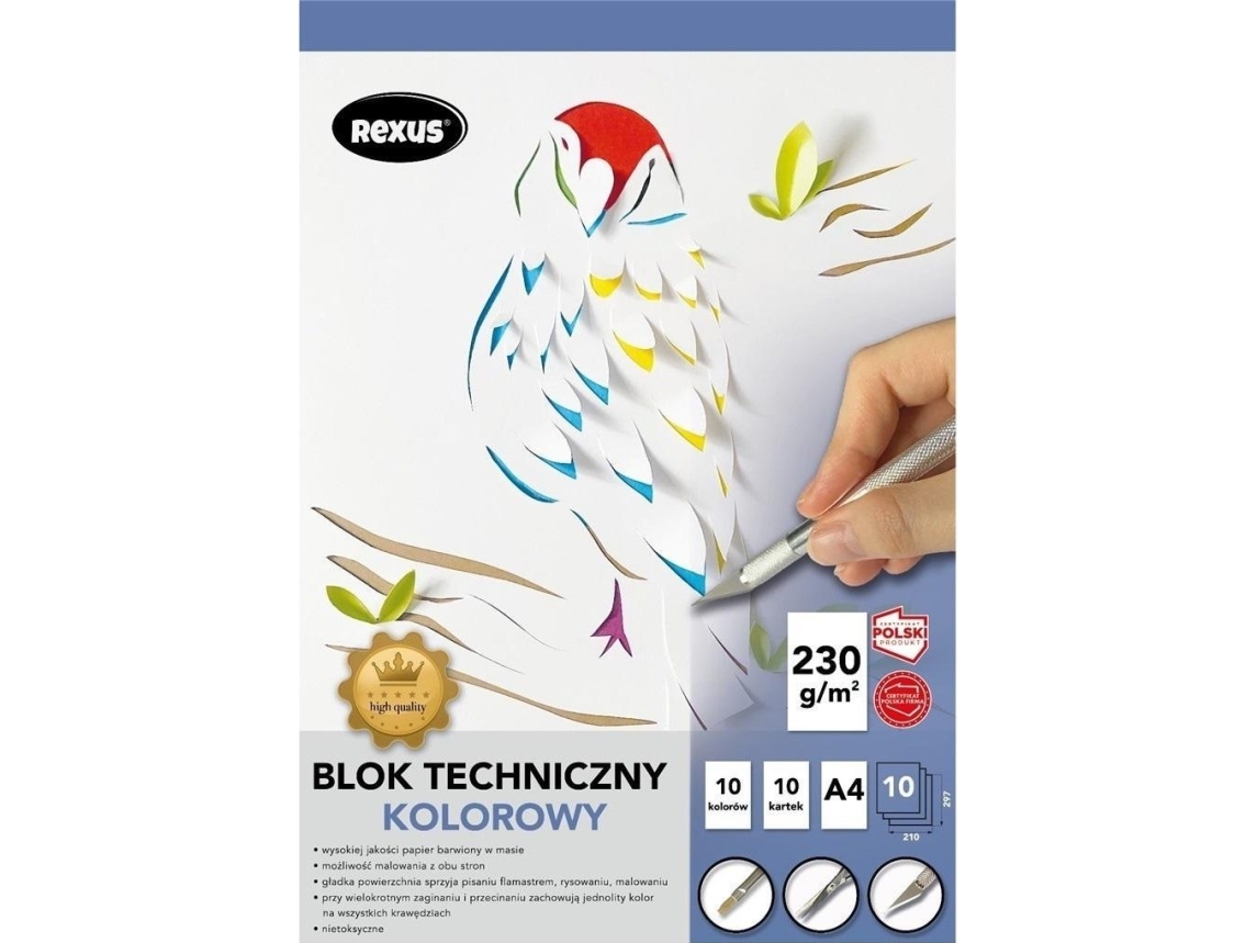 Technikblock A4/10K Farbe Premium