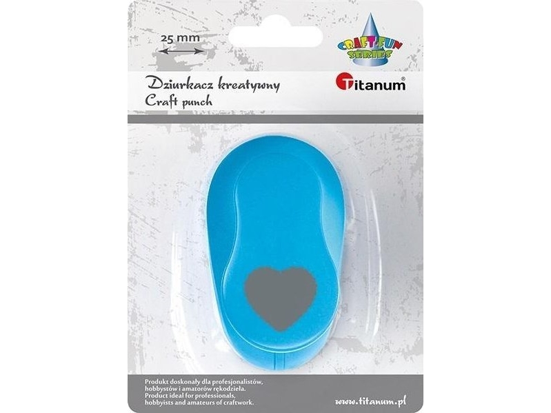 25mm motiv udstansning hjerte EDUKAMP