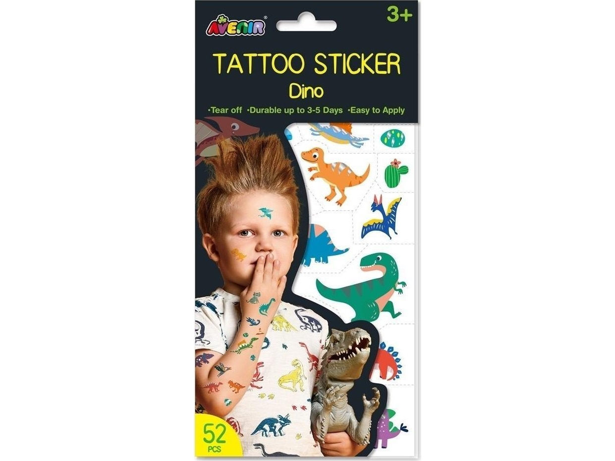 Tattoo - Dino | Leksaker - Kreativitet - Ansiktsmålning | GameStuff