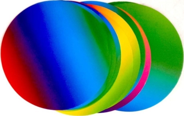 Origami regnbåge 100 g cirkel 15 cm 50 ark | Papper & Emballage - Specialpapper - Lösa pappersark | GameStuff